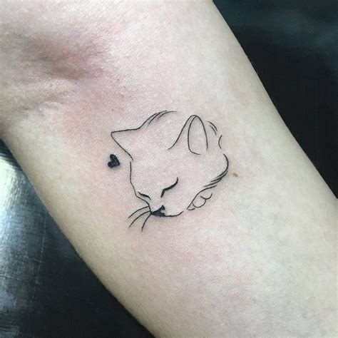 Cat Tattoo Outline