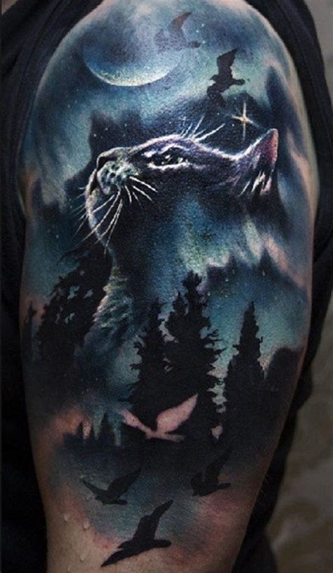 Cat Tattoo Sleeve