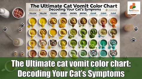 Cat Vomit Color Chart