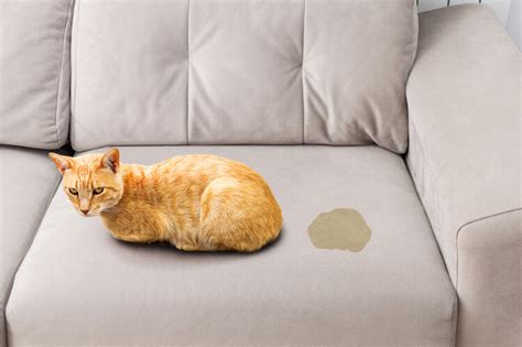 Cat pee on couch