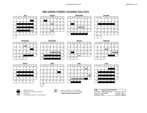 Catalina Foothills Calendar