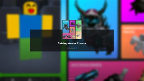 Catalog Avatar Creator Free