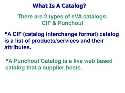 Catalog Interchange Format