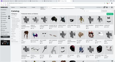Catalogo De Roblox