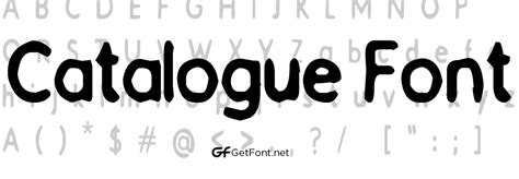 Catalogue Font Download