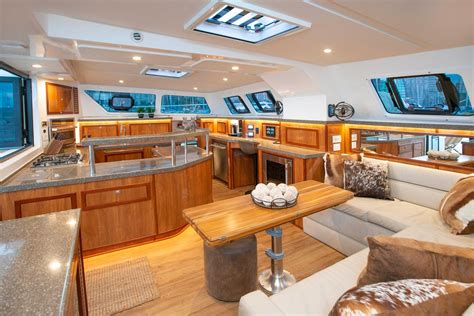 Catamaran Interior Seating