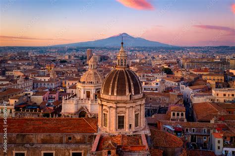 Catania at Sunset