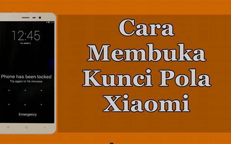 Catatan Penting Cara Reset Hp Xiaomi 4X Lupa Password Akun Mi