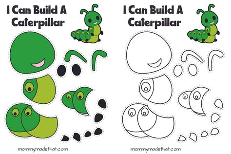 Caterpillar Craft Template