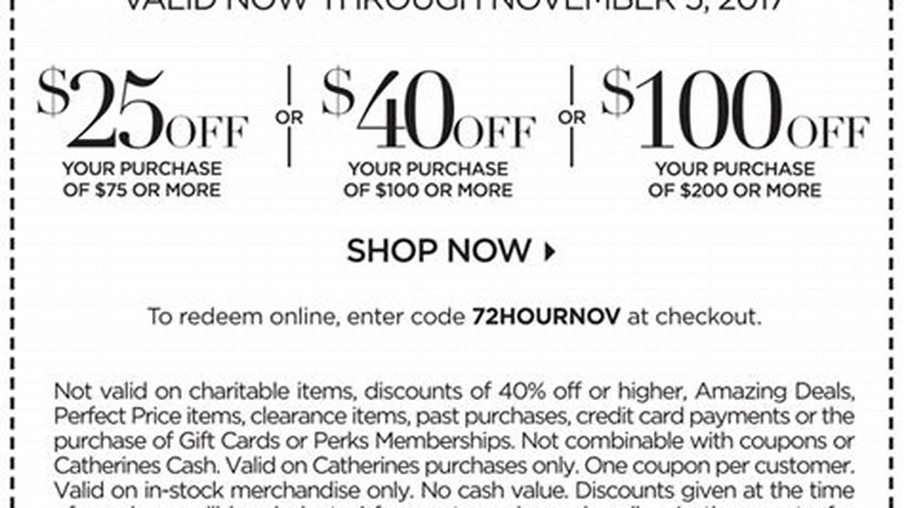 Catherines Promo Code 2025