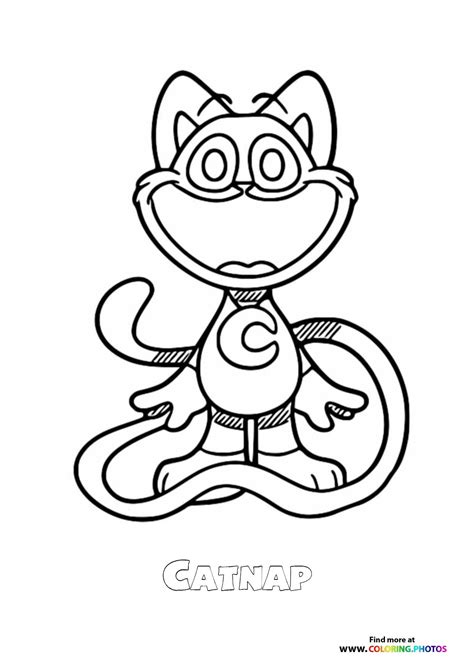 Catnap Coloring Page