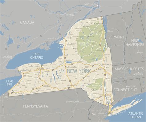 Catskill New York Map