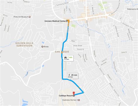 Cattleya Resort Antipolo Map