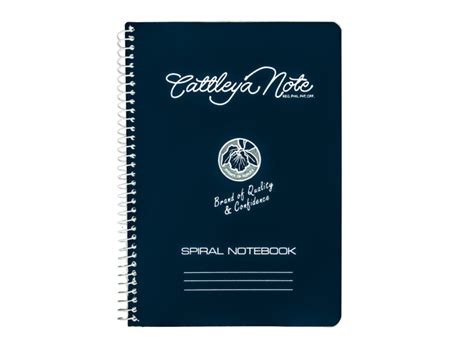 Cattleya Spiral Notebook Sizes