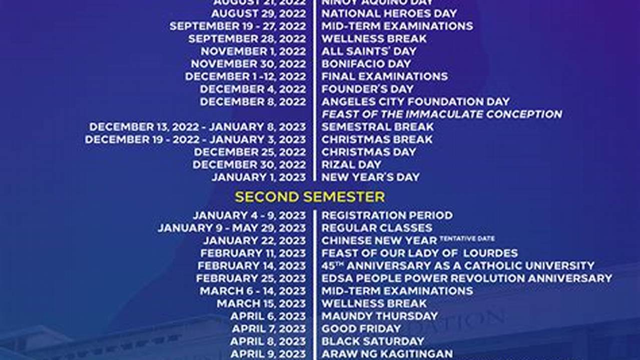 Cau Academic Calendar Spring 2025