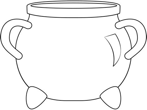 Cauldron Template Printable