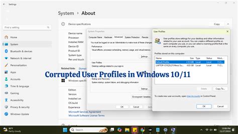 Causes of a Corrupt User Profile in Windows 10