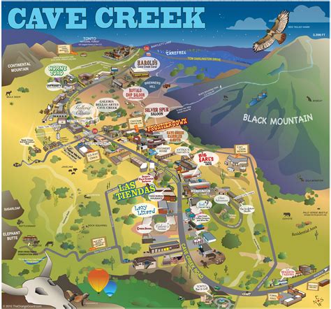 Cave Creek Arizona Map