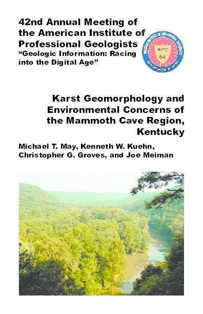 Cave Environmental Concerns