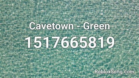 Cavetown - Green - Roblox Song ID - Roblox Music