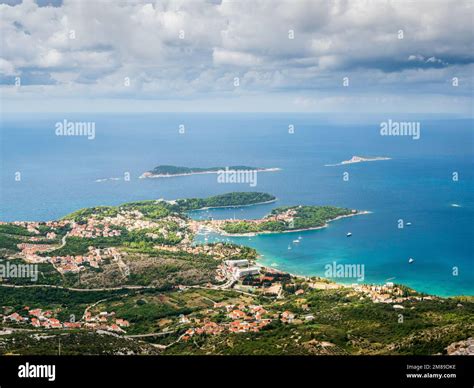 Cavtat Coastline Aerial View