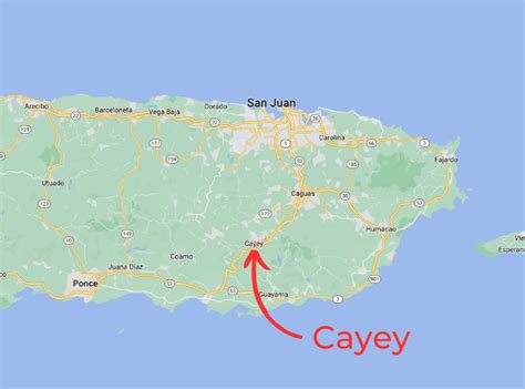 Cayey Puerto Rico Street Map 7215494