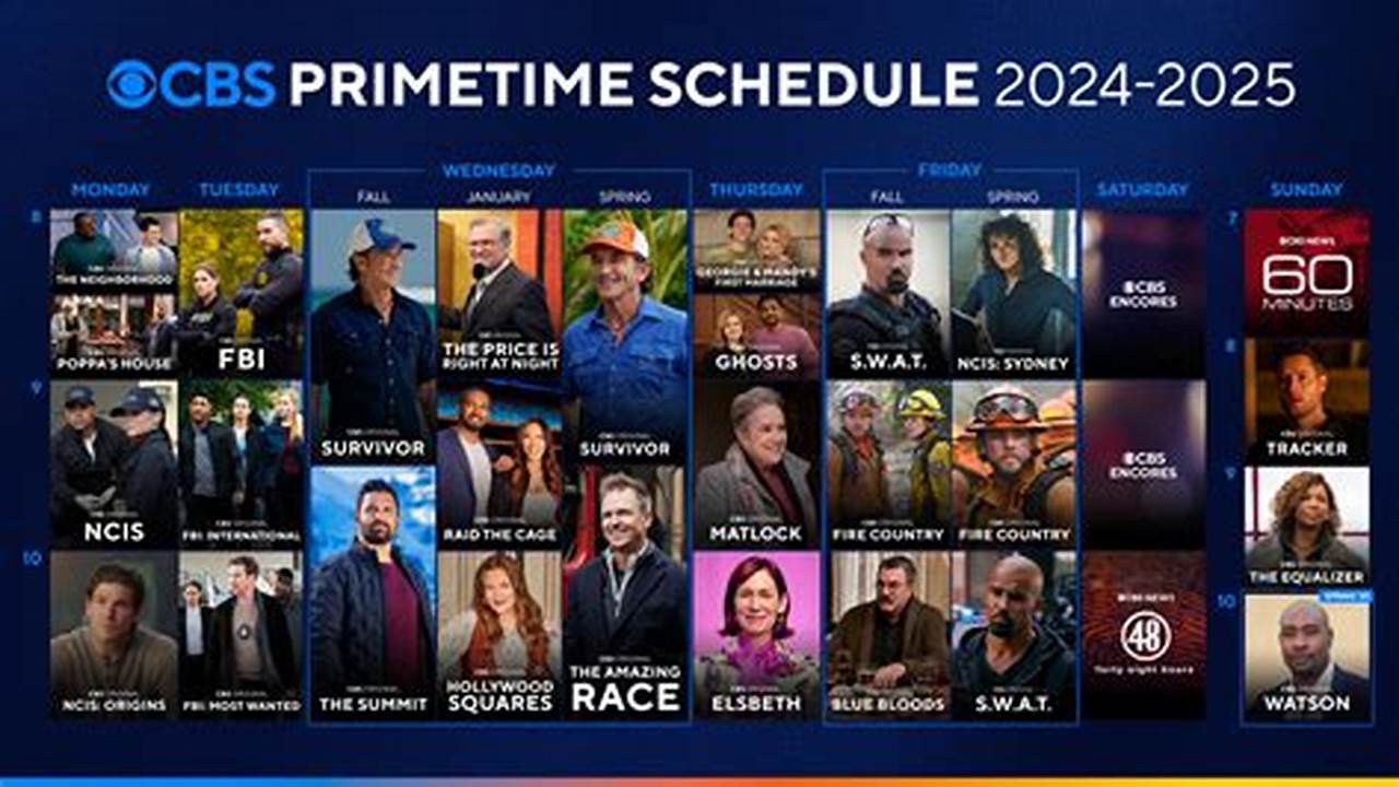 Cbs Fall Lineup 2024-25