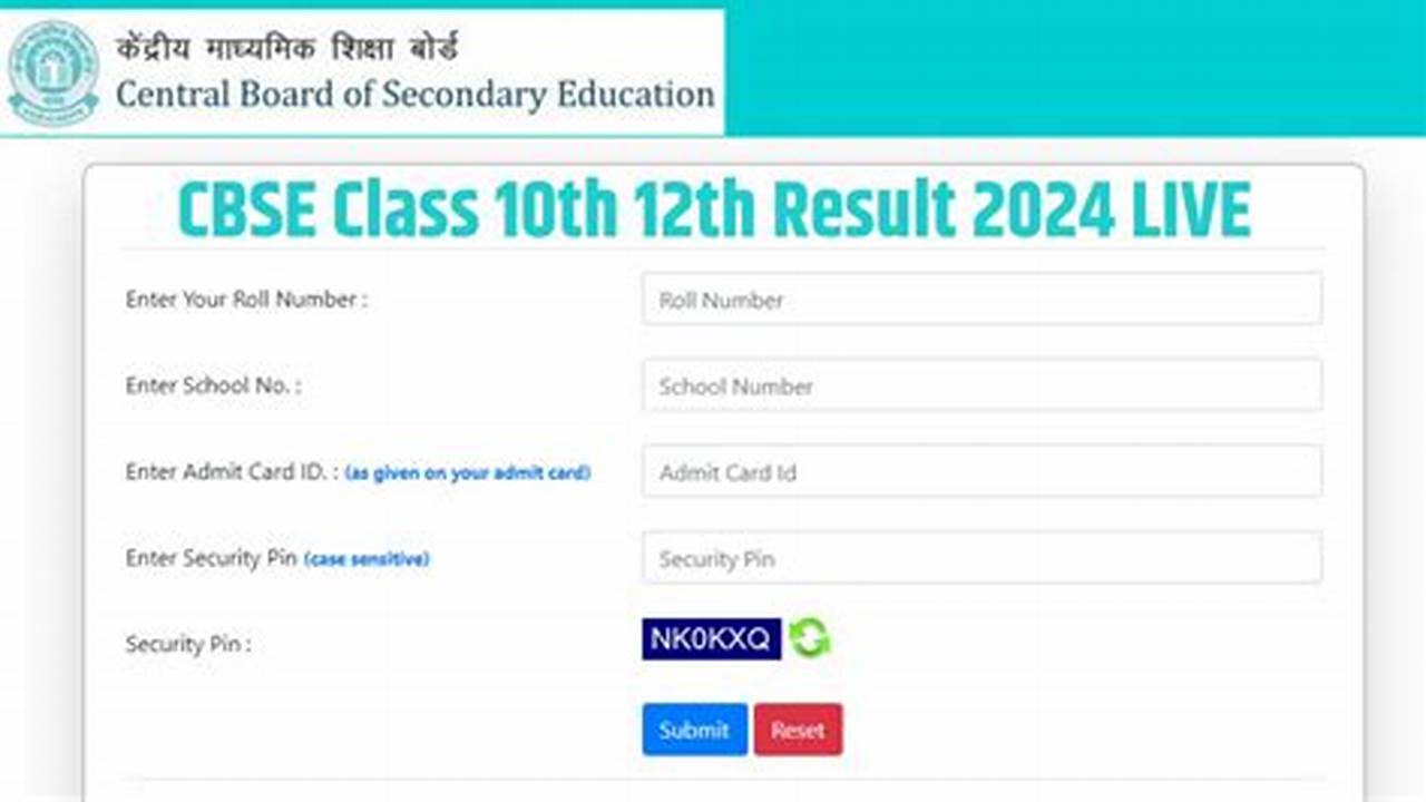 Cbse Class 12 Result 2024 Expected Date And Time