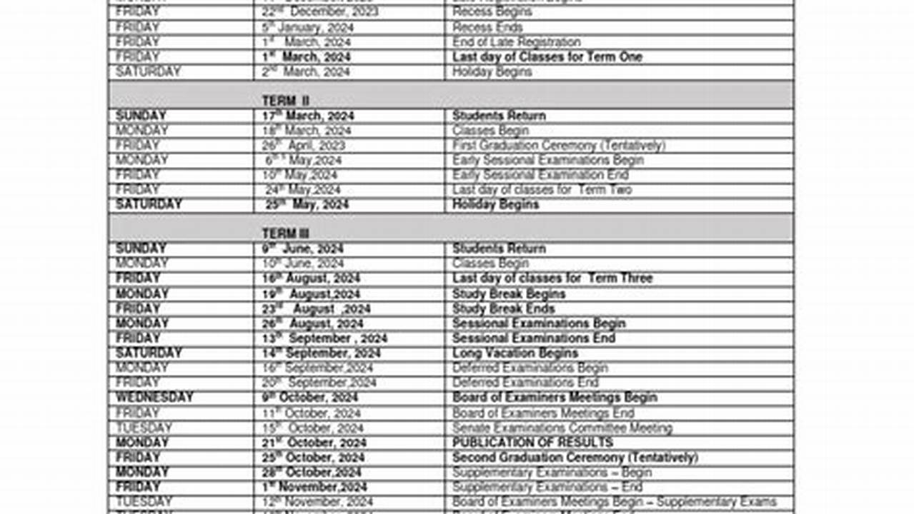Cbu Spring 2025 Calendar