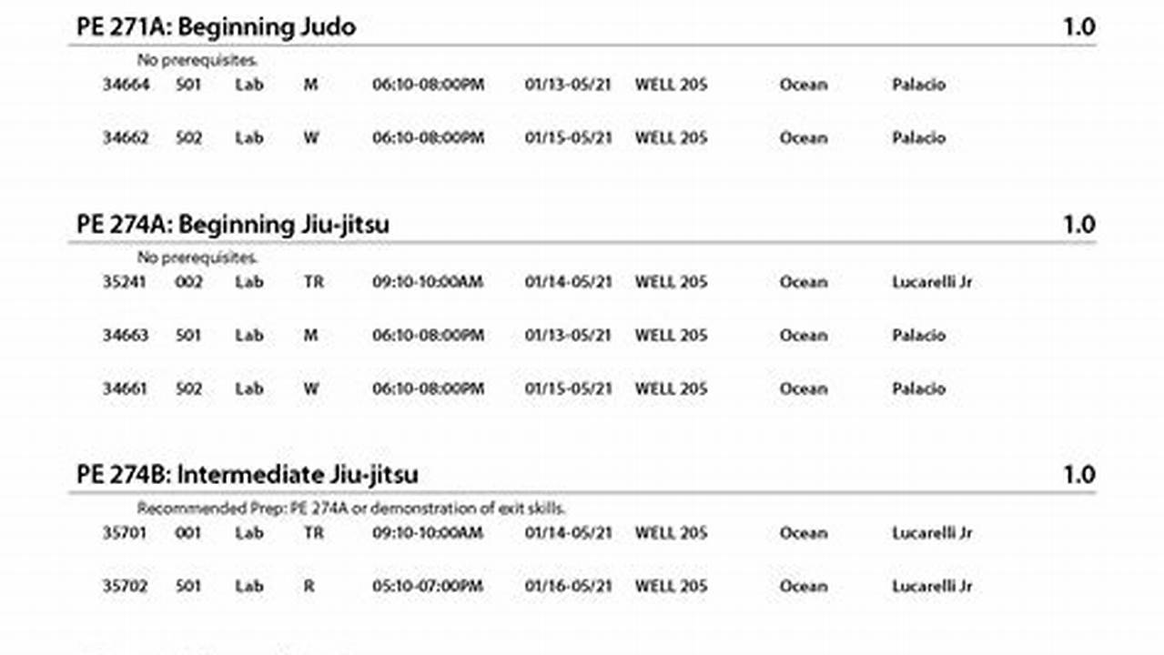 Ccsf Spring 2025 Classes Schedule
