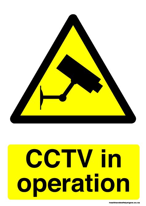 Cctv Sign Printable
