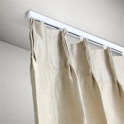 InStyleDesign Heavy Duty White Ceiling Curtain Track / Room Divider