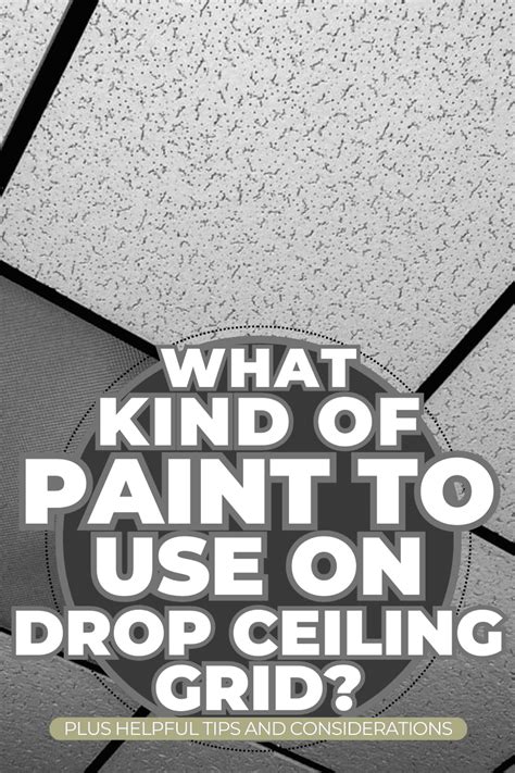 Ceiling Grid Paint Color