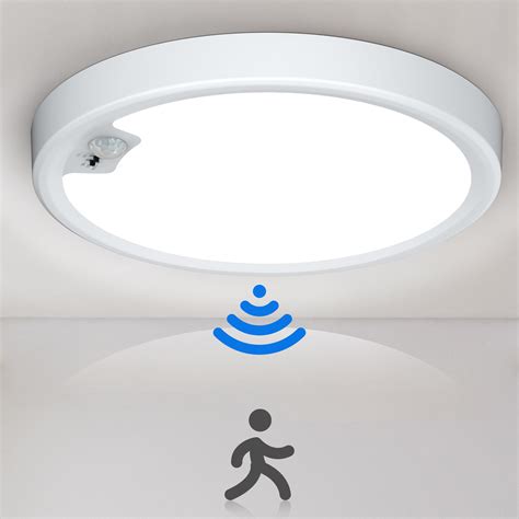 PIR Infrared Motion Sensor LED Recessed Ceiling Downlight Panel Light AC 85265V eBay