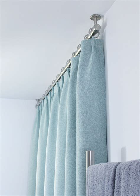 Buy Oval Shower Curtain Rod Ceiling Mount By CBA Oval Shower Curtain Rod For Clawfoot Tub