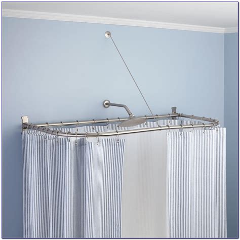 spirella OVA Ceiling support for shower curtain rod (60cm)