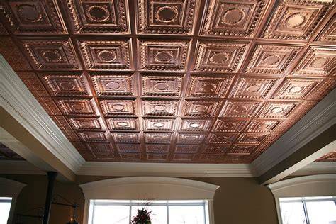 Ceiling Tiles Copper