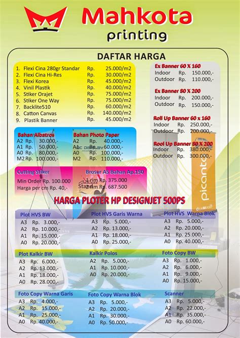 Cek Harga Print Warna Per Lembar di Printer Termurah