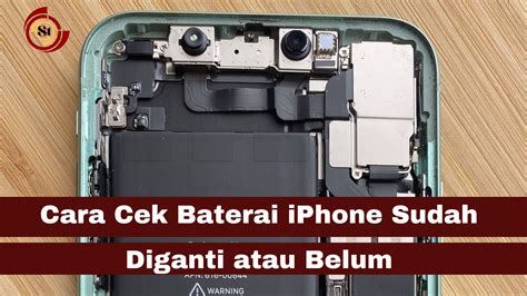 Cek Baterai iPhone Original Indonesia