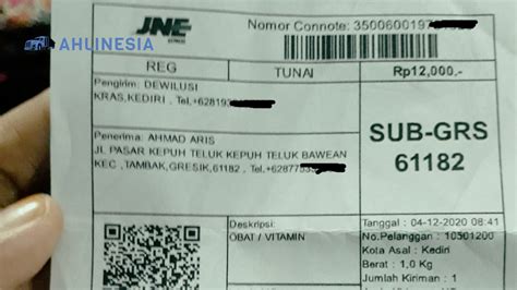 Cek Resi Jne