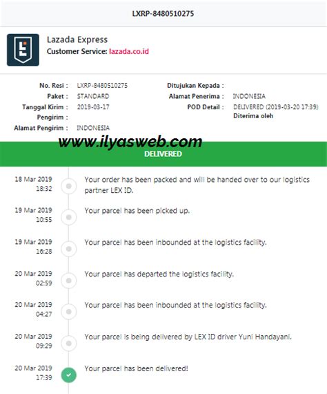 Cek Resi Lel Express