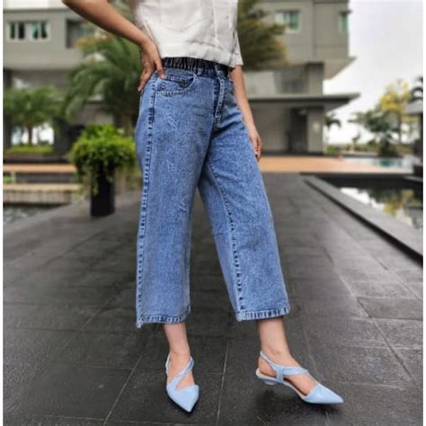 Celana Culotte Jeans