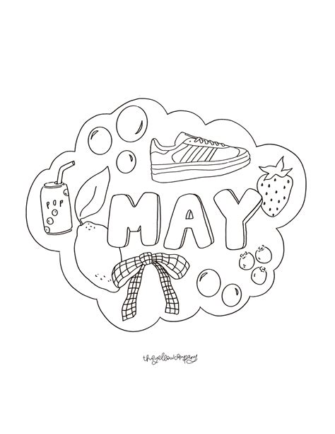Celebrating Key May Themes in Coloring Sheets