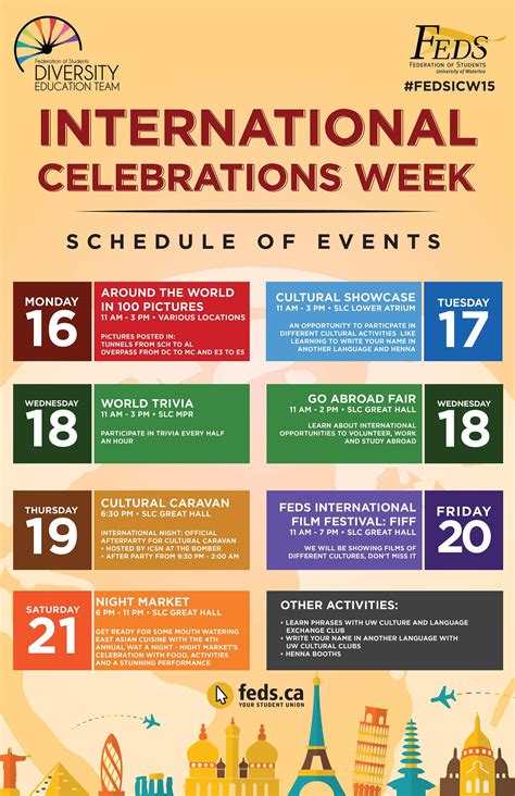 Celebration Events Calendar