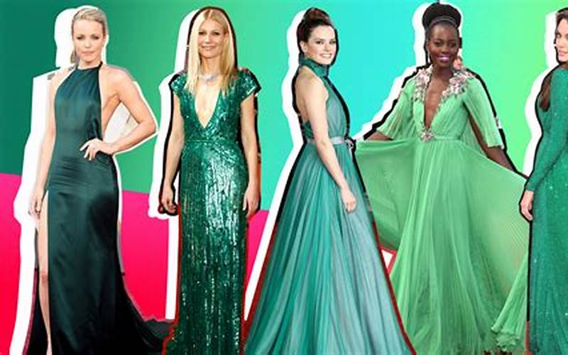 Celebrities Wearing Green