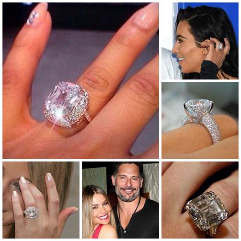 Celebrities and their Diamond Engagement Rings