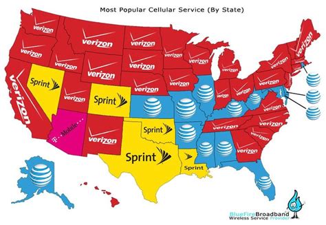 Cell phone coverage maps who has the best network in America? Top