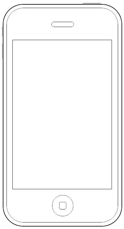 Cell Phone Template Printable