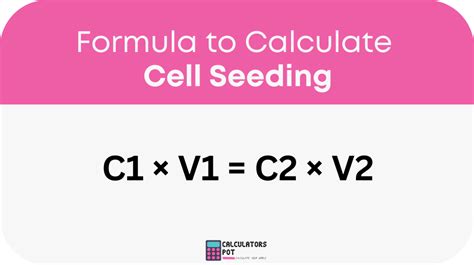 Cell Seeding Calculator