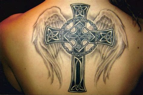 Celtic Cross with Wings Tattoo Tattoo Ideas and